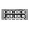 Рубцовск Решетка колосниковая промышленная РУ-П-12.2 (600х250) - Общий вид колосника
