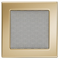 Вентиляционная решетка Kratki 17х17 золото