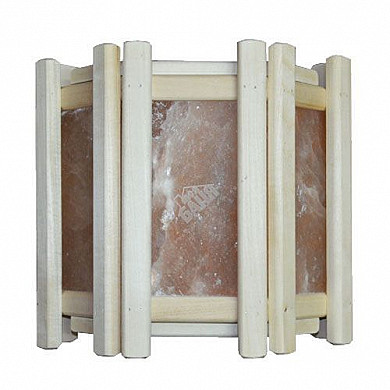 Народный камин АГС-4 Абажур угловой с гималайской солью - Общий вид абажура