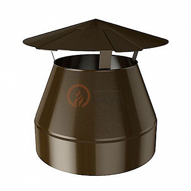 LAVA Оголовок-зонт 150/220 мм. коричневый (8017) - Общий вид
