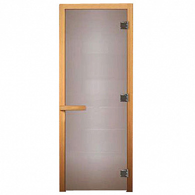 Везувий Дверь сатин матовая (листва) - Общий вид двери