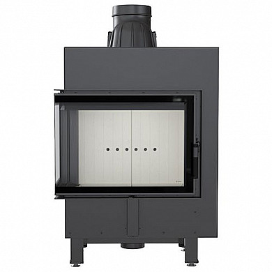 Kratki LUCY 12 L BS - Вид каминной топки спереди