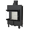 Kratki LUCY 12 L BS - Вид каминной топки сбоку