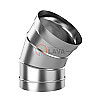 LAVA Отвод ЭЛИТ 200 мм. 45" 304 нерж. (0,8 мм) - Общий вид элемента