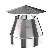  LAVA Оголовок-зонт ЭЛИТ 180/250 мм. 304 нерж. (0,8 мм)