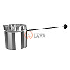 LAVA Шибер поворотный ЭЛИТ 115 мм. 304 нерж. (0,8 мм) шпилька - Общий вид элемента