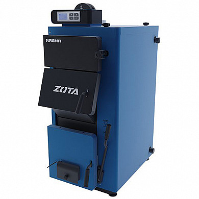 ZOTA Magna 20 - Вид твердотопливного котла сбоку