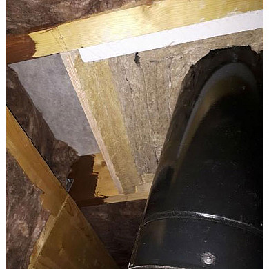 Проход трубы через перекрытие