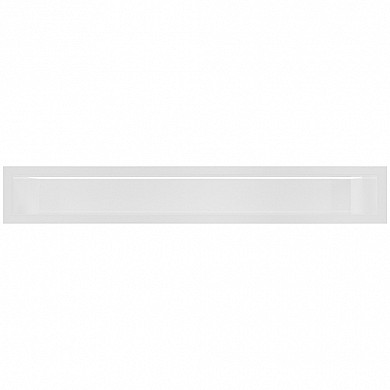 Kratki LUFT 90x600 мм. белая - Вид решетки спереди