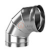 LAVA Отвод ЭЛИТ 180 мм. 90" 304 нерж. (0,8 мм) - Общий вид отвода