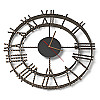 Везувий Часы кованные 1B - Общий вид часов
