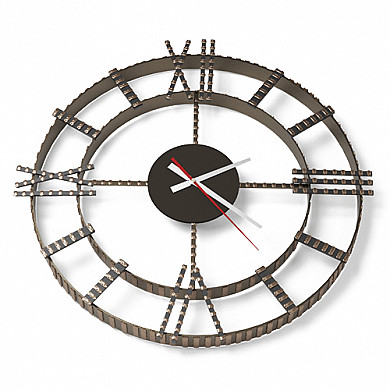 Везувий Часы кованные 2B - Общий вид часов