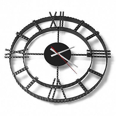 Везувий Часы кованные 2Ч - Общий вид часов