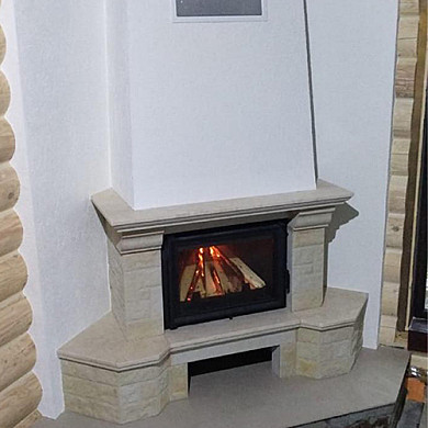 Фото готового камина 2