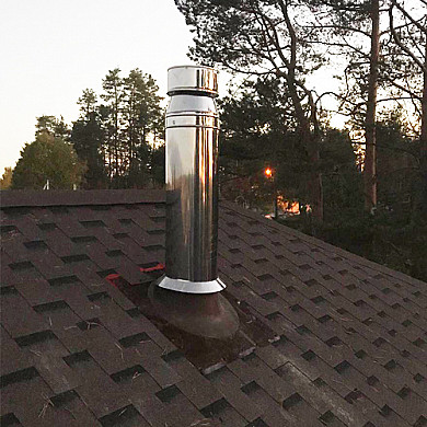 Дымоход на кровле