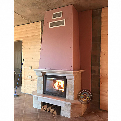 Фото установленного камина 3