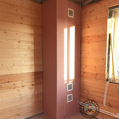 Фото короба на втором этаже