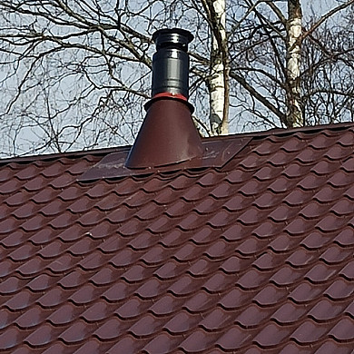 Дымоход на крыше