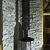 Печь Grill'D Cometa Vega Stone Window вид сзади