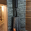 Вид печи GRILL'D Cometa 180 Vega Short STONE сбоку