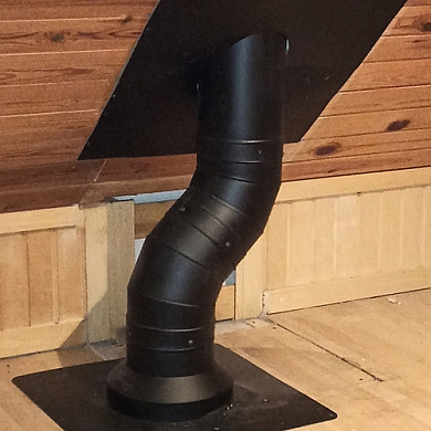 Дымоход MAGMA на чердаке