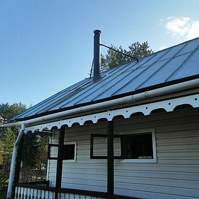 Вид дымохода MAGMA с улицы