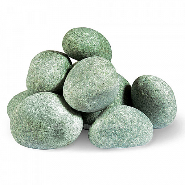Камни для бани Жадеит галтованный (15 кг.) - купить в СПб за 4790 руб.