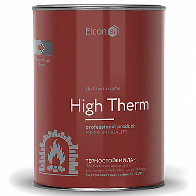 Elcon Лак термостойкий +250 0,8 кг. - Лак Элкон термостойкий +250 0,8 кг.