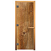 Везувий Дверь для бани Декор "Дерево" люкс - Дверь для бани Декор "Дерево" люкс