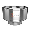 LAVA Дефлектор 110, нерж. 439 (0,5), М - Дефлектор LAVA 110 мм