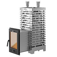 Печь для бани ASTON 24 INOX (310М) Long со стеклом