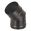 Везувий Колено BLACK (AISI 430/0,8мм) 45* 2 секции д.115 - 