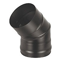  Везувий Колено BLACK (AISI 430/0,8мм) 45* 2 секции д.115