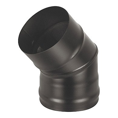Везувий Колено BLACK (AISI 430/0,8мм) 45* 2 секции д.150 - 