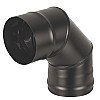 Везувий Колено BLACK (AISI 430/0,8мм) 90* 3 секции д.150 - 