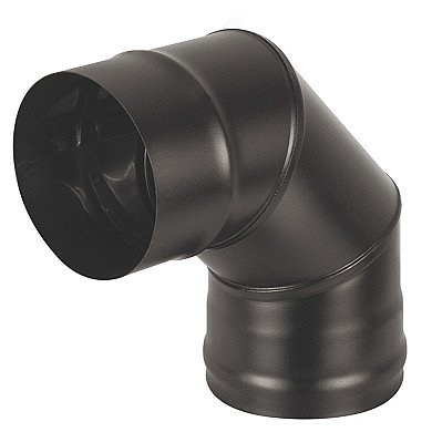 Везувий Колено BLACK (AISI 430/0,8мм) 90* 3 секции д.200 - 
