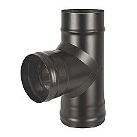 Везувий Тройник BLACK (AISI 430/0,8мм) 90* д.115