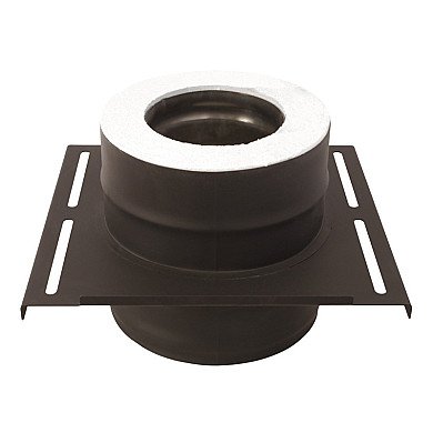 Везувий Площадка монтажная BLACK (AISI 430/1,0мм, KERALUX) д.115х200, 300*300мм - 