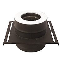  Везувий Площадка монтажная BLACK (AISI 430/1,0мм, KERALUX) д.150х250, 350*350мм