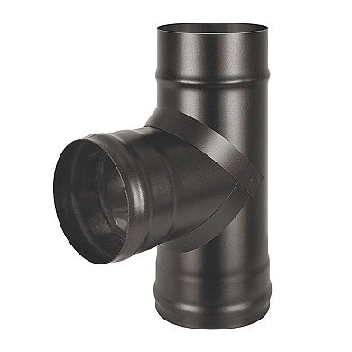 Везувий Тройник BLACK (AISI 430 1,0мм) 90* д.120 - 