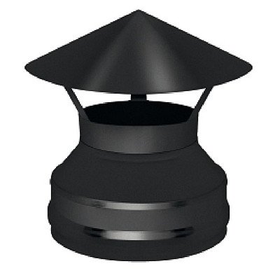 Везувий Оголовок BLACK (AISI 430/0,5мм) д.150х250 - 
