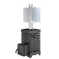 Печь для бани ASTON 16 с баком на трубе 50л Ø115 (AISI 439)