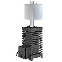 Печь для бани ASTON 20 с баком на трубе 50л Ø115 (AISI 439)