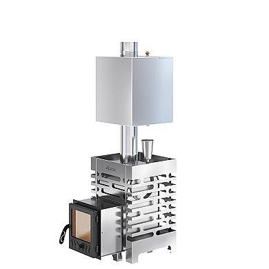 ASTON 12 INOX стекло с баком на трубе 50л Ø115 (AISI 439) - 