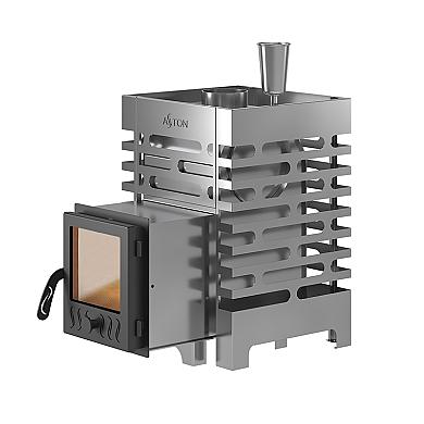 ASTON 12 INOX стекло с баком на трубе 50л Ø115 (AISI 439) - 