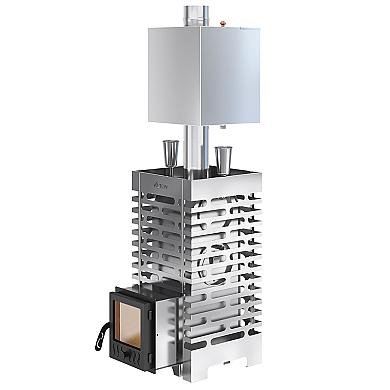 ASTON  20 INOX стекло с баком на трубе 50л Ø115 (AISI 439) - 