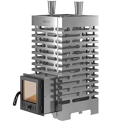 ASTON  20 INOX стекло с баком на трубе 50л Ø115 (AISI 439) - 