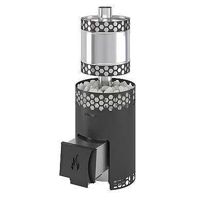 Везувий "Чёрная Пчёлка 20" INOX с баком - 