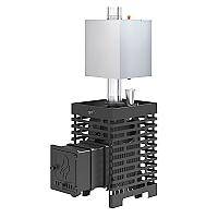 Печь для бани ASTON  «Шторм 16» (ДТ-4) Long с баком на трубе 50л Ø120 (AISI 439) 