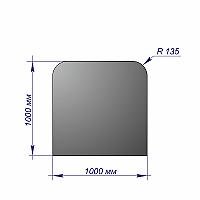   Лист напольный 1000*1000*1,5мм R135 антрацит